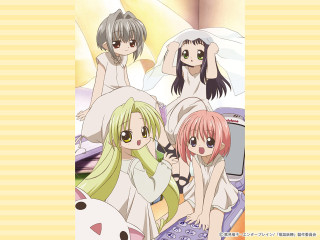 Anime girls bed laptop dog - a laptop computer in front free wallpaper