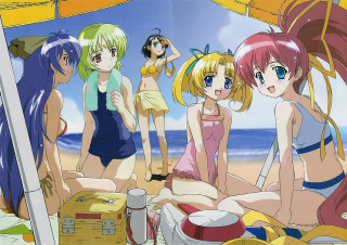 Beach girls umbrella sand bikini - umbrella free wallpaper