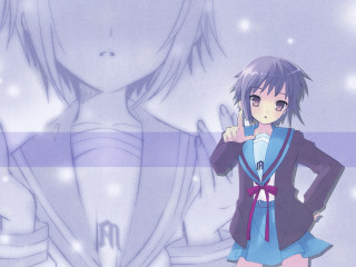 Anime girl purple outfit hands - a purple outfit free wallpaper