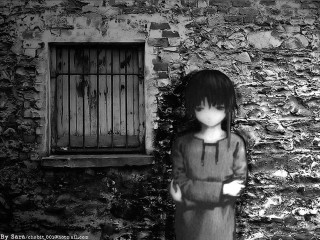 Doll brickwall window bars chiharu - bar free wallpaper
