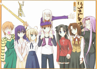 Anime girls arms up rayonism - the air free wallpaper