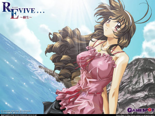 Revive anime beach pinkdress mountain - a pink dress free wallpaper for desktop