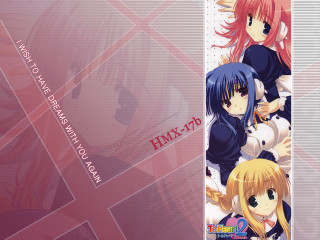 Anime girls long hair pink 2 - key art free wallpaper for desktop