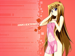 Girl pink dress long hair - anime visual free wallpaper