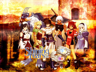 Shining tears anime fantasy embers - a fire background free wallpaper for desktop