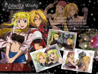 Edward wintry anime fantasy poster - a group of anime characters free wallpaper