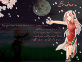 Girl red dress pointing moon - the moon free wallpaper