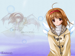 Anime girl angel wings hoodie - bubble free wallpaper for desktop