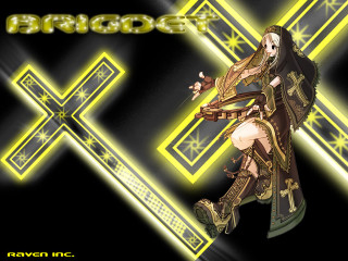 Woman costume cross neon black - a neon light behind her free wallpaper