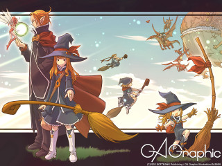 Witches broom wizard halloween aya - a wizard free wallpaper