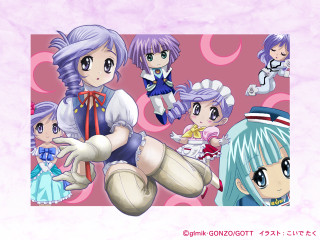 Anime group pink background lyco - a pink border free wallpaper