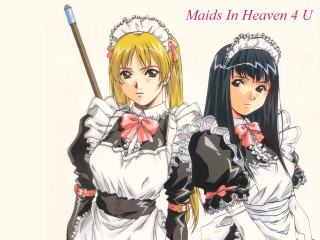 Maid heaven anime illustration broom - a broom free wallpaper