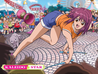 Skateboard girl carnival blurry anime - a crowd of people free wallpaper