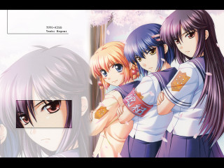 Anime girls sky window flowers - aya goda free wallpaper for desktop