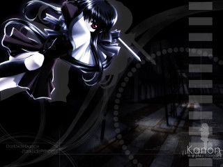 Woman sword clock gothic kikukawa - dark background free wallpaper for desktop