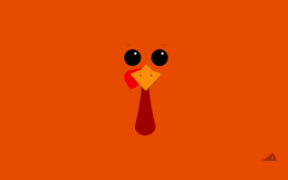 Cartoon turkey big eyes red - big eye free wallpaper