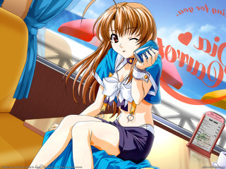 Girl couch phone sign yoshida - a cell phone free wallpaper