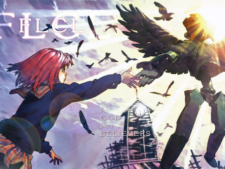 Girl bird wings gothic angel - her hand and another girl free wallpaper