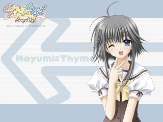 Girl gray hair white shirt - elysium free wallpaper