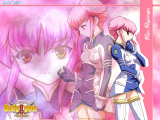 Eizan kikukawa anime girls pink - a couple of anime girls free wallpaper for desktop