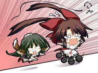 Anime characters pink background chibi - a pink background behind them free wallpaper