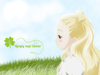 Blonde girl clover head anime - anne said free wallpaper