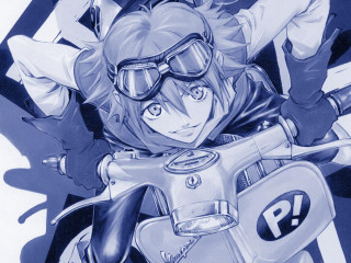 Motorcycle helmet goggles alice prin - yukito kishiro free wallpaper for desktop