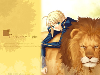 Woman lion blue dress neo - chizuko yoshida free wallpaper