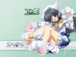 Anime girl cat tail white - a cat tail free wallpaper