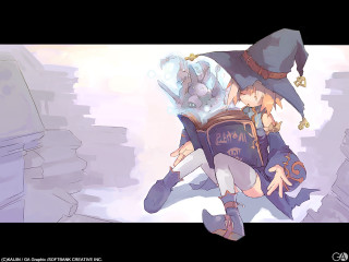 Wizard dragon wolf fantasy illustration - a dragon free wallpaper for desktop