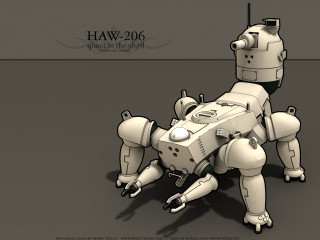 Fan qi robot mecha cannon - 3 d model free wallpaper
