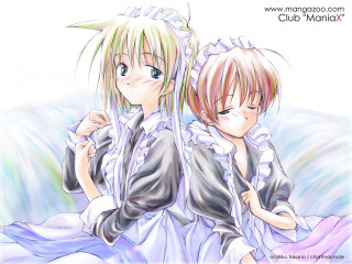 Anime siblings twins maid blonde - outfit free wallpaper for desktop