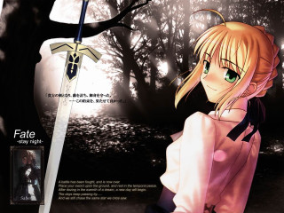 Girl sword forest neo romanticism - a sword in a forest free wallpaper