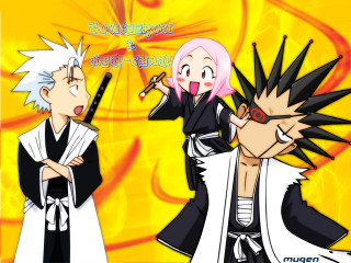 Anime characters gun knife festival - their mouth free wallpaper