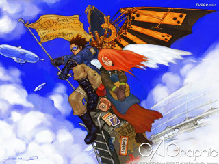 Ship dragon pirate angel wings - a ship free wallpaper