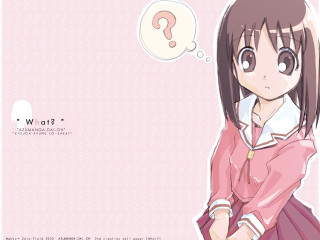 Girl thoughtbubble questionbubble pink background - net art free wallpaper
