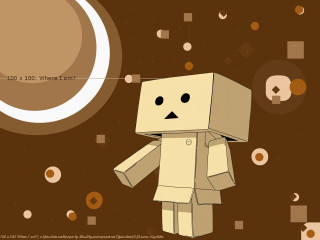 Paper toy brown background robot - robot free wallpaper for desktop