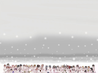 Snow girls kemono friends frontline - the snow together free wallpaper for desktop