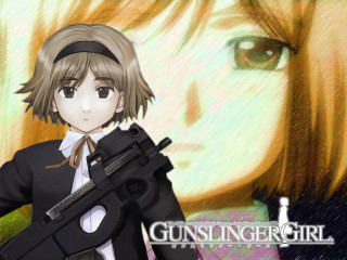 Girl gun painting blonde black - ada gladys killins free wallpaper