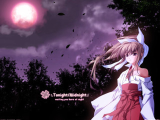 Girl red dress tree pink - a pink sky in the background free wallpaper