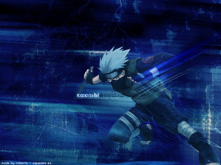 Blue man running sword starry - a blue outfit free wallpaper