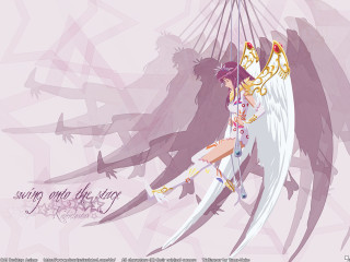 Angel woman sword wings purple - ann thetis blacker free wallpaper for desktop