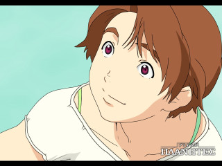 Man brownhair whitebutton up anime - brown hair free wallpaper