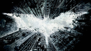 Batman explosion buildings clouds lightning - cloud and lightning free wallpaper