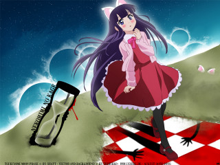 Girl dress wine checkered moon - floor free wallpaper for desktop