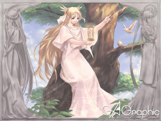 Woman lantern forest angels tree - angel free wallpaper