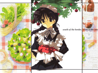 Girl dress apple vegetables wine - a girl in a dress holding free wallpaper