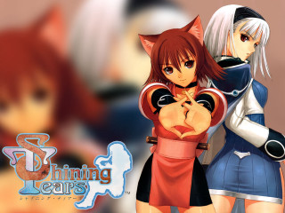 Anime 2girls cat background blurry - a background free wallpaper