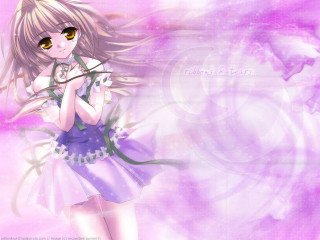 Girl wand longhair purple background - a wand free wallpaper