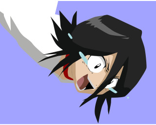 Cartoon long tongue smile baioken - a big smile free wallpaper